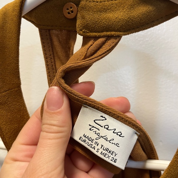 Zara Faux Suede Tank Top - Picture 4 of 4